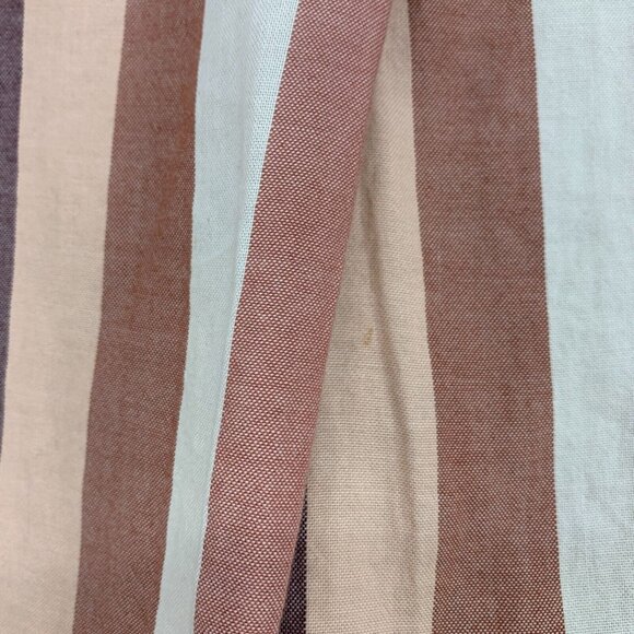 Madewell Top Courier Back Button Shirt Munson Stripe Oversized - Picture 8 of 12